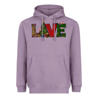 Lavender Christmas Tree Love Heavyweight Hoodie - RanaPortraitStore