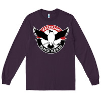 Plum waterlooblackhawks Long Sleeve Tee - linhVisuals