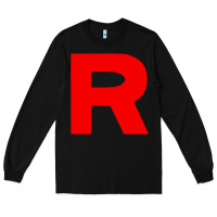 Black team rocket Long Sleeve Tee - linhVisuals