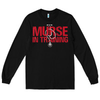 Black funny male nurse murse in training t shirt Long Sleeve Tee - linhVisuals