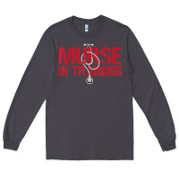 Smoke funny male nurse murse in training t shirt Long Sleeve Tee - linhVisuals