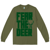 Army Green bucks basket ball Long Sleeve Tee - linhVisuals