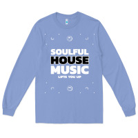 Colony Blue soulful house music deep house edm premium t shirt Long Sleeve Tee - linhVisuals