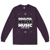 Plum soulful house music deep house edm premium t shirt Long Sleeve Tee - linhVisuals