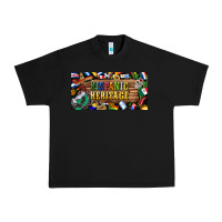 Black hispanic heritage license plate Urban Heavy Tee - BundleAndBundleShop