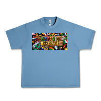 Pebble Blue hispanic heritage license plate Urban Heavy Tee - BundleAndBundleShop
