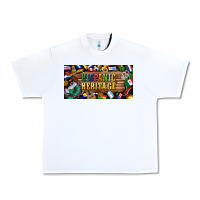 White hispanic heritage license plate Urban Heavy Tee - BundleAndBundleShop