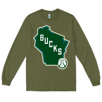 Army Green bucks Long Sleeve Tee - linhVisuals