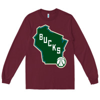 Burgundy bucks Long Sleeve Tee - linhVisuals