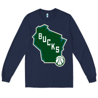 Navy bucks Long Sleeve Tee - linhVisuals