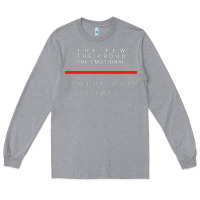 Heather Grey the pew the proud the emotional Long Sleeve Tee - linhVisuals