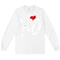White xo  (3) Long Sleeve Tee - linhVisuals