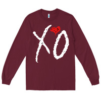 Burgundy xo  (3) Long Sleeve Tee - linhVisuals