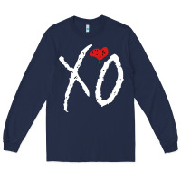 Navy xo  (3) Long Sleeve Tee - linhVisuals