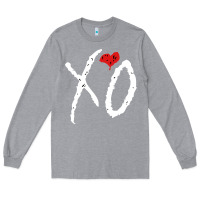 Heather Grey xo Long Sleeve Tee - linhVisuals