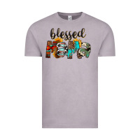 Vintage Zinc Blessed Mama Vintage Tee - FaDigitalArtStudio