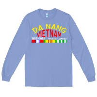 Colony Blue da nang vietnam war veteran military Long Sleeve Tee - linhVisuals