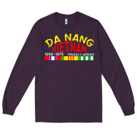 Plum da nang vietnam war veteran military Long Sleeve Tee - linhVisuals