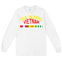 White da nang vietnam war veteran military Long Sleeve Tee - linhVisuals