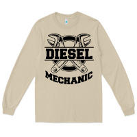 Mushroom diesel mechanic Long Sleeve Tee - linhVisuals