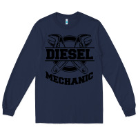 Navy diesel mechanic Long Sleeve Tee - linhVisuals
