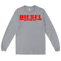 Heather Grey Diesel Power Long Sleeve Tee - linhVisuals