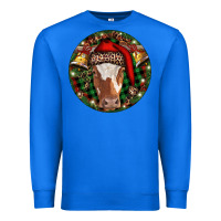 True Royal Longhorn Cow Christmas Premium Sweatshirt - RanaPortraitStore