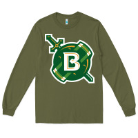 Army Green Belhaven University Long Sleeve Tee - linhVisuals