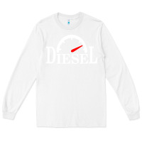 White diesel stylish Long Sleeve Tee - linhVisuals