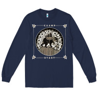 Navy caamp Long Sleeve Tee - linhVisuals