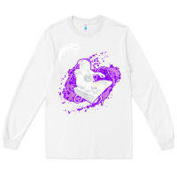 White techno astronaut electronic music rave festival raver t shirt Long Sleeve Tee - linhVisuals
