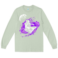 Matcha techno astronaut electronic music rave festival raver t shirt Long Sleeve Tee - linhVisuals