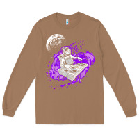 Toasted Coconut techno astronaut electronic music rave festival raver t shirt Long Sleeve Tee - linhVisuals