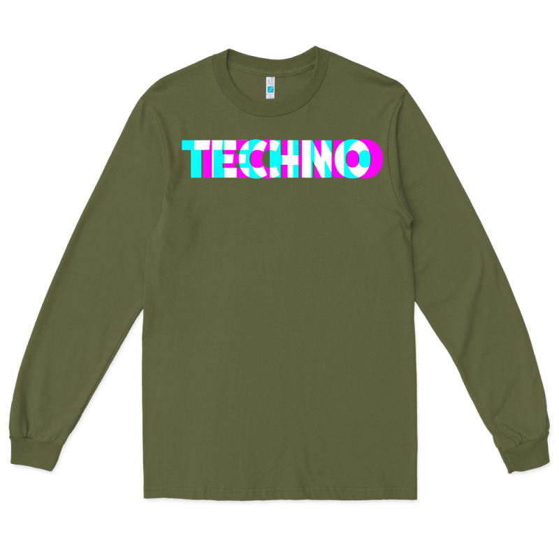 Techno Music T Shirt Long Sleeve Tee by linhVisuals | Teevron