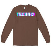 Chestnut techno music t shirt Long Sleeve Tee - linhVisuals