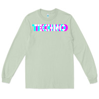 Matcha techno music t shirt Long Sleeve Tee - linhVisuals