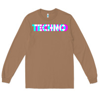 Toasted Coconut techno music t shirt Long Sleeve Tee - linhVisuals