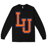Black langston university lion Long Sleeve Tee - linhVisuals