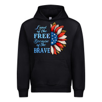 Black patriotic sunflower no background Urban Hoodie - Jasminsmagicworld