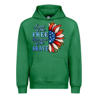 Emerald patriotic sunflower no background Urban Hoodie - Jasminsmagicworld