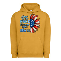 Pigment Peanut Butter patriotic sunflower no background Urban Hoodie - Jasminsmagicworld