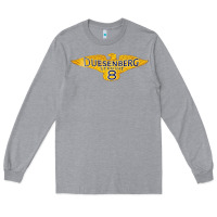 Heather Grey duesenberg straight Long Sleeve Tee - linhVisuals