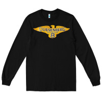 Black duesenberg straight Long Sleeve Tee - linhVisuals