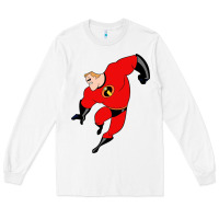 White incredibles Long Sleeve Tee - linhVisuals