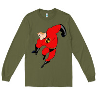 Army Green incredibles Long Sleeve Tee - linhVisuals