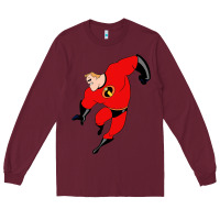 Burgundy incredibles Long Sleeve Tee - linhVisuals