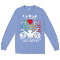 Colony Blue trance music retro vintage dj gift t shirt Long Sleeve Tee - linhVisuals