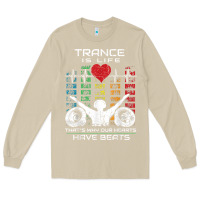 Mushroom trance music retro vintage dj gift t shirt Long Sleeve Tee - linhVisuals