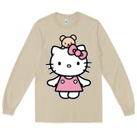 Mushroom kitty Long Sleeve Tee - linhVisuals
