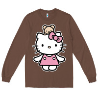 Chestnut kitty Long Sleeve Tee - linhVisuals